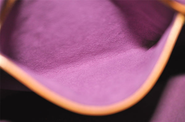 Authentic Louis Vuitton Epi Alma PM Hand Bag Yellow M52149 LV 7686I