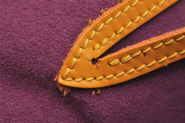 Authentic Louis Vuitton Epi Alma PM Hand Bag Yellow M52149 LV 7686I