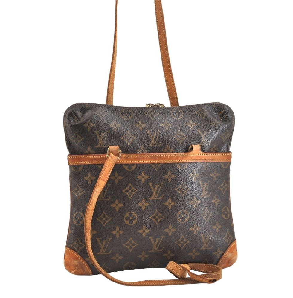 Authentic Louis Vuitton Monogram Coussin GM Shoulder Bag M51141 LV Junk 7689K