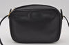 Authentic GUCCI Vintage Shoulder Cross Body Bag Purse Leather Black 7690I