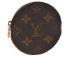 Authentic Louis Vuitton Monogram Porte Monnaie Rond Coin Purse M61926 LV 7690J