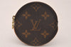 Authentic Louis Vuitton Monogram Porte Monnaie Rond Coin Purse M61926 LV 7690J