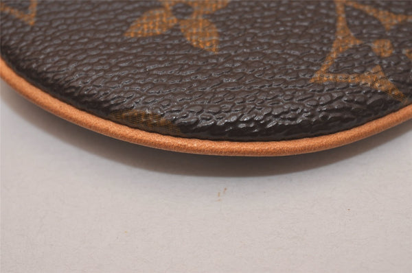 Authentic Louis Vuitton Monogram Porte Monnaie Rond Coin Purse M61926 LV 7690J