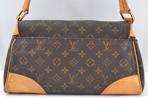 Authentic Louis Vuitton Monogram Beverly MM Shoulder Hand Bag M40121 LV 7692H
