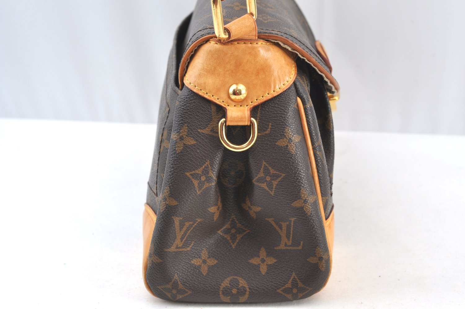 Authentic Louis Vuitton Monogram Beverly MM Shoulder Hand Bag M40121 LV 7692H
