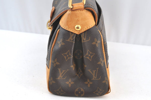 Authentic Louis Vuitton Monogram Beverly MM Shoulder Hand Bag M40121 LV 7692H
