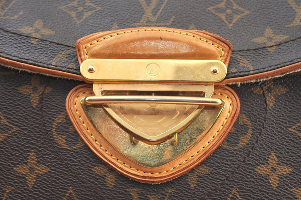 Authentic Louis Vuitton Monogram Beverly MM Shoulder Hand Bag M40121 LV 7692H