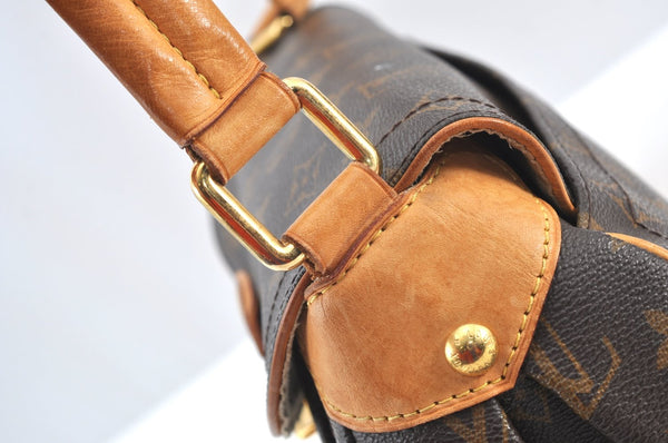 Authentic Louis Vuitton Monogram Beverly MM Shoulder Hand Bag M40121 LV 7692H