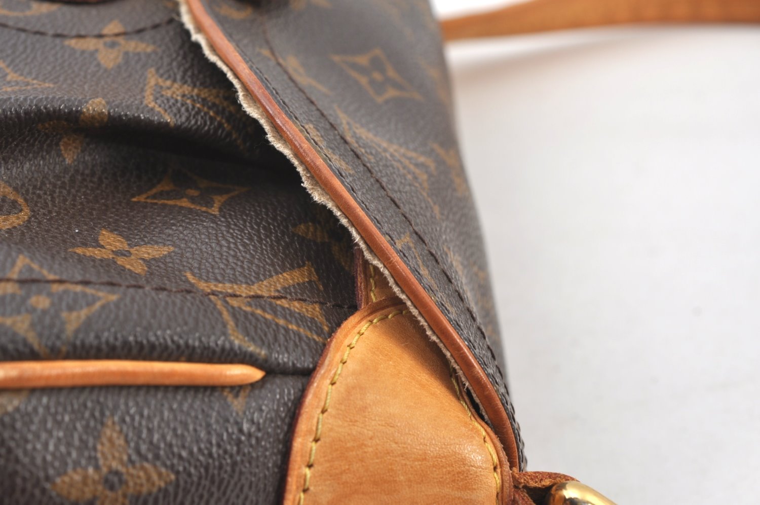 Authentic Louis Vuitton Monogram Beverly MM Shoulder Hand Bag M40121 LV 7692H