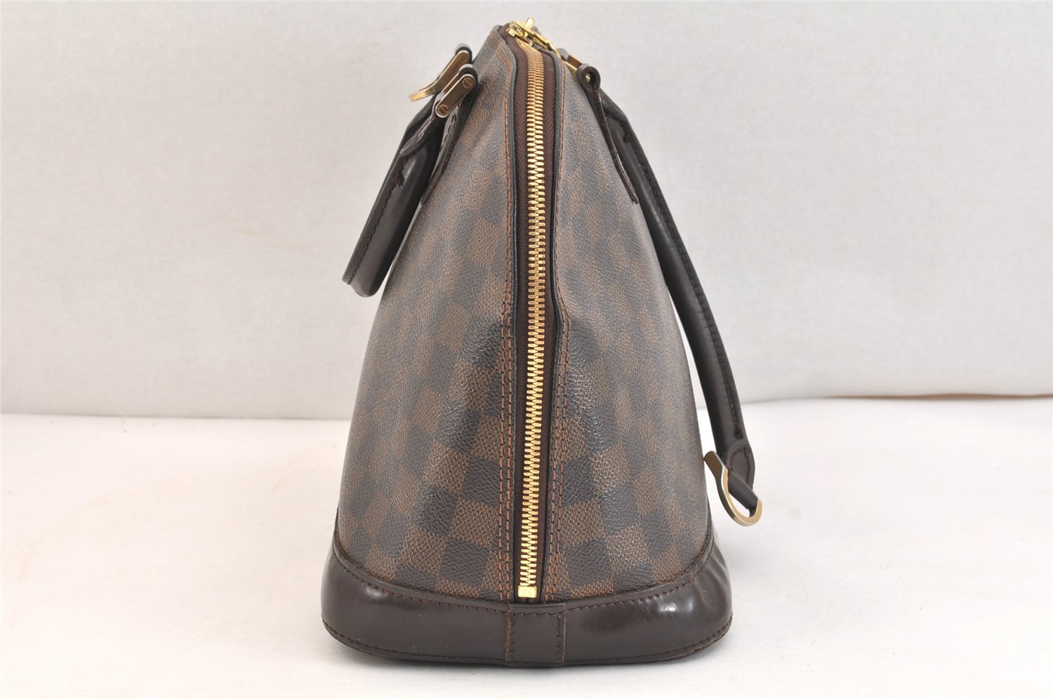 Authentic Louis Vuitton Damier Alma Hand Bag Purse N51131 LV Junk 7692K