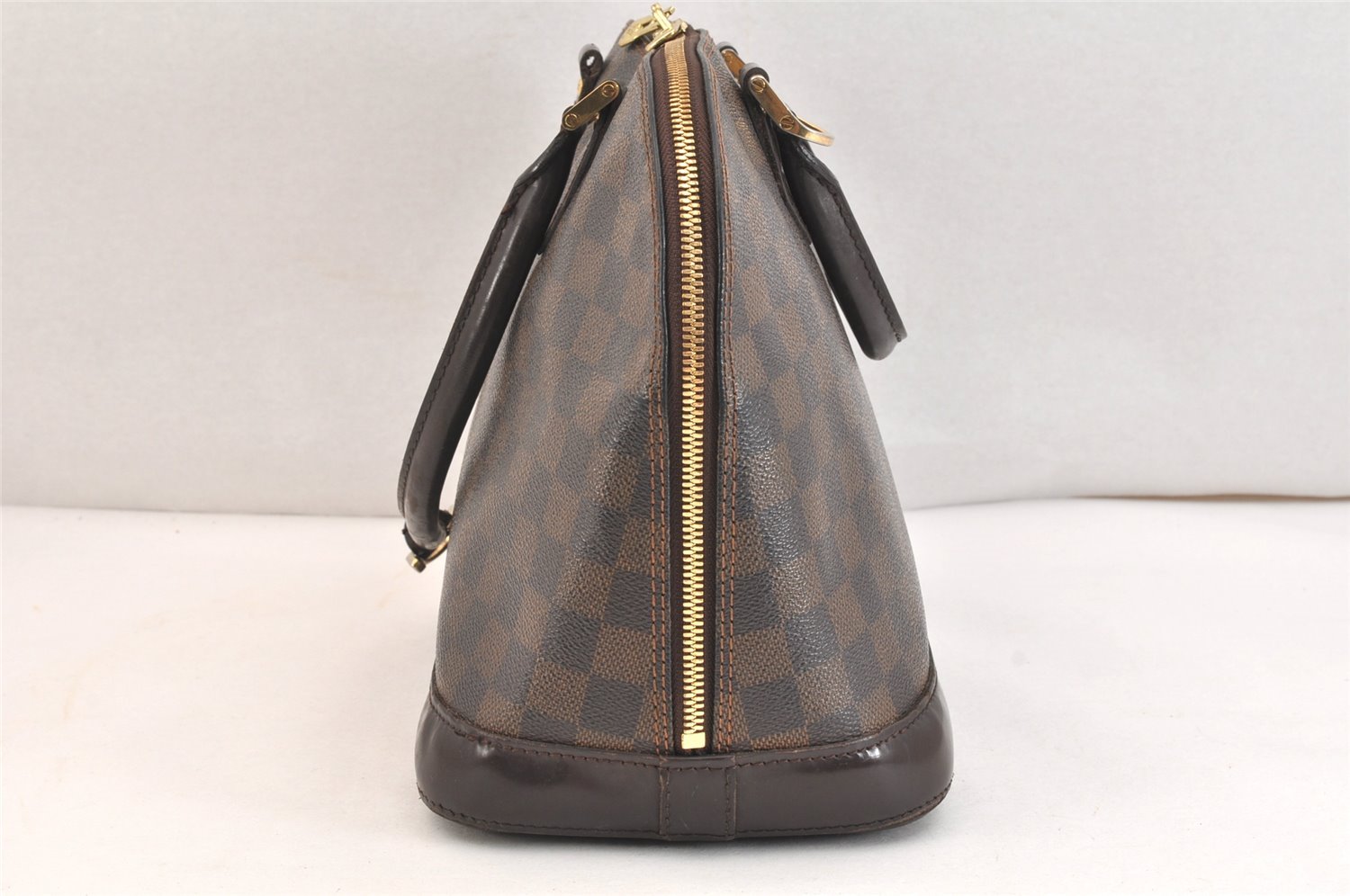 Authentic Louis Vuitton Damier Alma Hand Bag Purse N51131 LV Junk 7692K