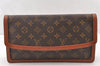 Authentic Louis Vuitton Monogram Pochette Dame GM M51810 Clutch Hand Bag 7694I