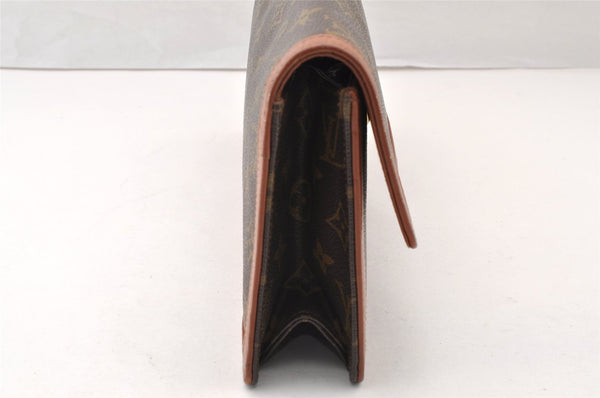 Authentic Louis Vuitton Monogram Pochette Dame GM M51810 Clutch Hand Bag 7694I