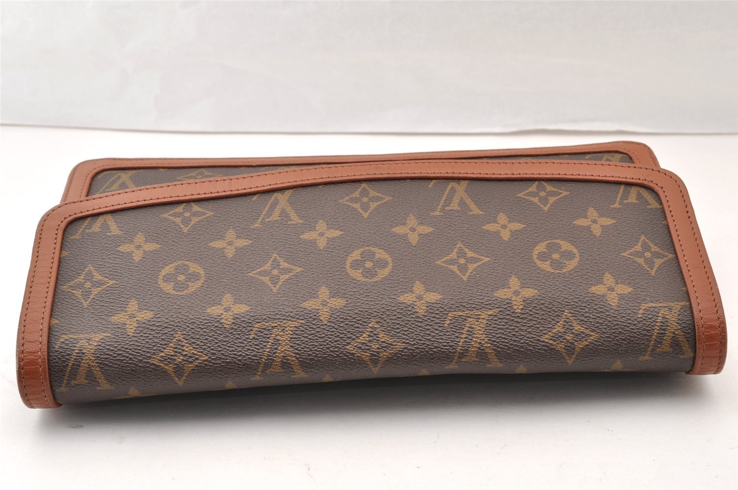 Authentic Louis Vuitton Monogram Pochette Dame GM M51810 Clutch Hand Bag 7694I