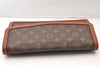 Authentic Louis Vuitton Monogram Pochette Dame GM M51810 Clutch Hand Bag 7694I