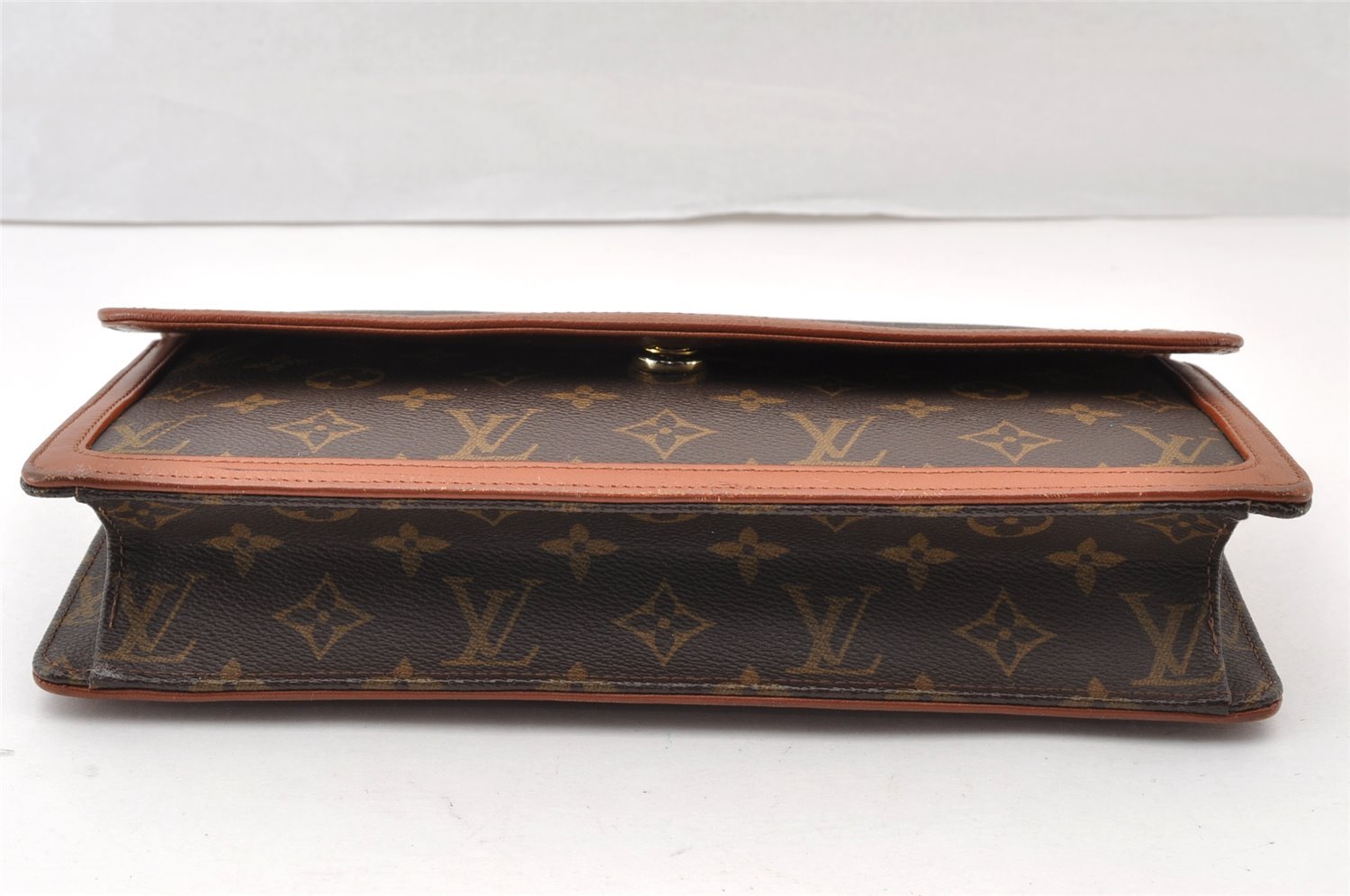 Authentic Louis Vuitton Monogram Pochette Dame GM M51810 Clutch Hand Bag 7694I