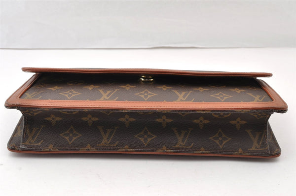 Authentic Louis Vuitton Monogram Pochette Dame GM M51810 Clutch Hand Bag 7694I