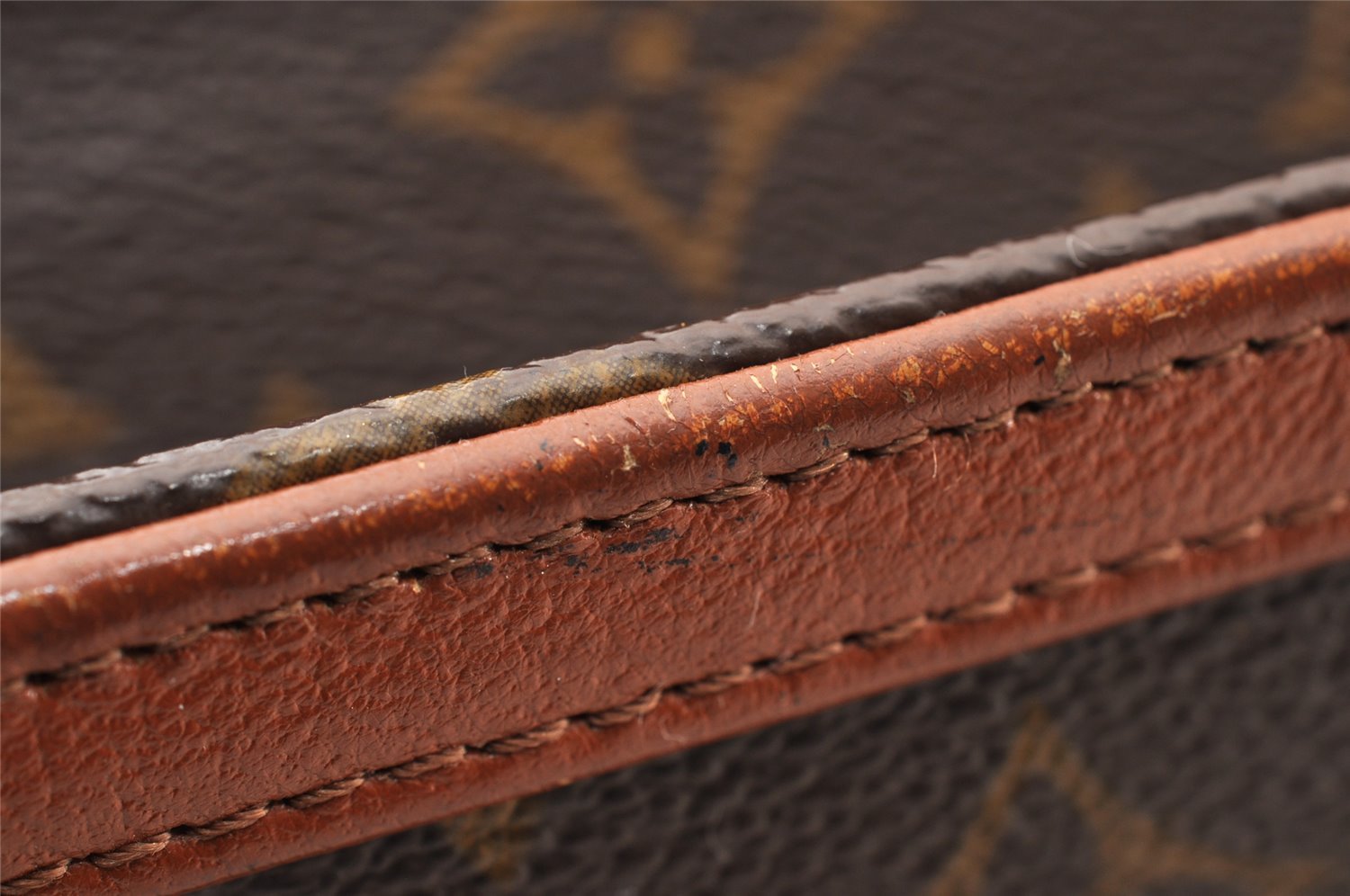 Authentic Louis Vuitton Monogram Pochette Dame GM M51810 Clutch Hand Bag 7694I