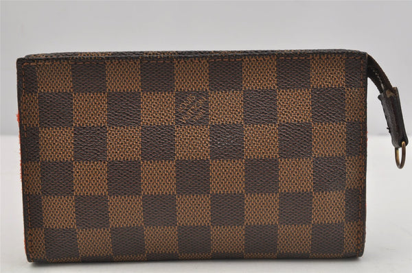 Authentic Louis Vuitton Damier Marais Bucket Shoulder Tote Bag N42240 LV 7695I