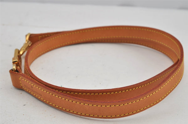 Authentic Louis Vuitton Leather Shoulder Strap Beige 39.2" LV 7696J