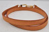 Authentic Louis Vuitton Leather Shoulder Strap Beige 39.2" LV 7696J