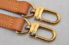Authentic Louis Vuitton Leather Shoulder Strap Beige 39.2" LV 7696J