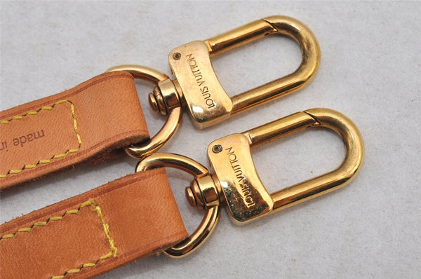 Authentic Louis Vuitton Leather Shoulder Strap Beige 39.2" LV 7696J