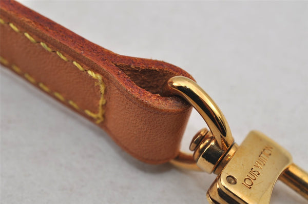 Authentic Louis Vuitton Leather Shoulder Strap Beige 39.2" LV 7696J