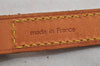 Authentic Louis Vuitton Leather Shoulder Strap Beige 39.2" LV 7696J