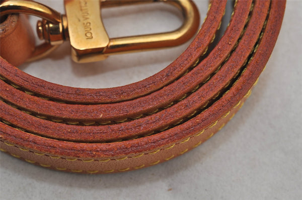 Authentic Louis Vuitton Leather Shoulder Strap Beige 39.2" LV 7696J