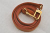 Authentic Louis Vuitton Leather Shoulder Strap Beige 39.2" LV 7696J