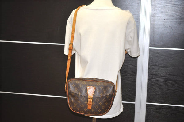 Authentic Louis Vuitton Monogram Jeune Fille MM M51226 Shoulder Cross Bag 7697I