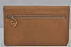 Authentic CHANEL Caviar Skin Vintage CC Logo Long Wallet Purse Beige Junk 7697J