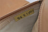 Authentic CHANEL Caviar Skin Vintage CC Logo Long Wallet Purse Beige Junk 7697J