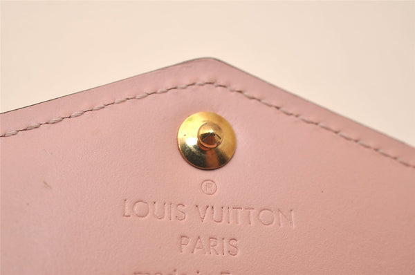 Authentic Louis Vuitton Vernis Multicles 6 Hooks Key Case Pink M61233 LV 7698J