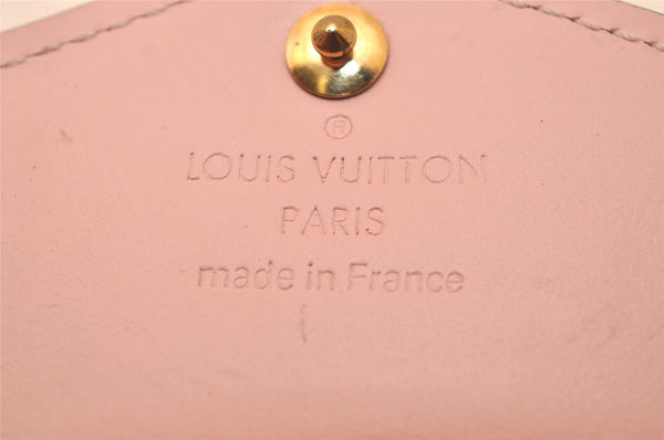 Authentic Louis Vuitton Vernis Multicles 6 Hooks Key Case Pink M61233 LV 7698J