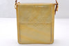 Auth Louis Vuitton Monogram Vernis Mott Shoulder Hand Bag Yellow M91030 LV 7699I