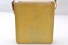 Auth Louis Vuitton Monogram Vernis Mott Shoulder Hand Bag Yellow M91030 LV 7699I