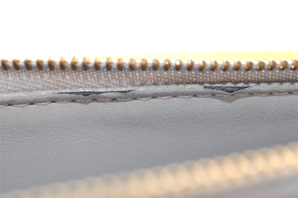 Auth Louis Vuitton Monogram Vernis Mott Shoulder Hand Bag Yellow M91030 LV 7699I