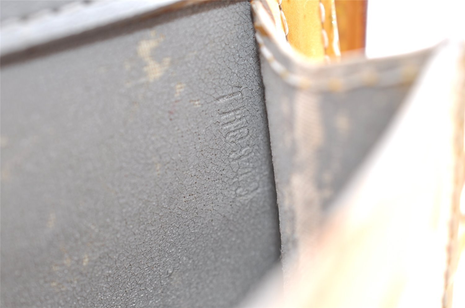 Auth Louis Vuitton Monogram Vernis Mott Shoulder Hand Bag Yellow M91030 LV 7699I