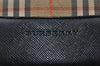 Authentic BURBERRY Nova Check Canvas Leather Hand Tote Bag Purse Beige 7700J