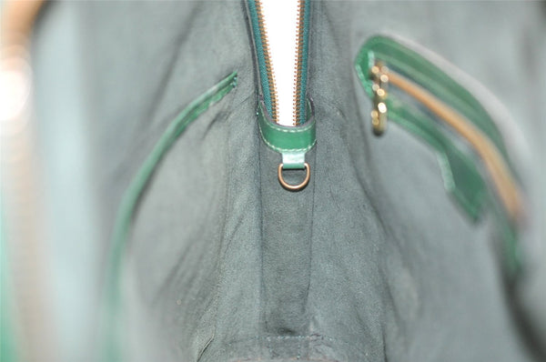 Authentic Louis Vuitton Epi Lussac Shoulder Tote Bag Green M52284 LV 7702I
