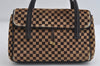Authentic Louis Vuitton Damier Sauvage Lion Hand Bag M92131 LV 7703I
