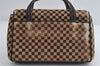 Authentic Louis Vuitton Damier Sauvage Lion Hand Bag M92131 LV 7703I