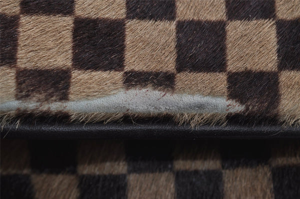 Authentic Louis Vuitton Damier Sauvage Lion Hand Bag M92131 LV 7703I