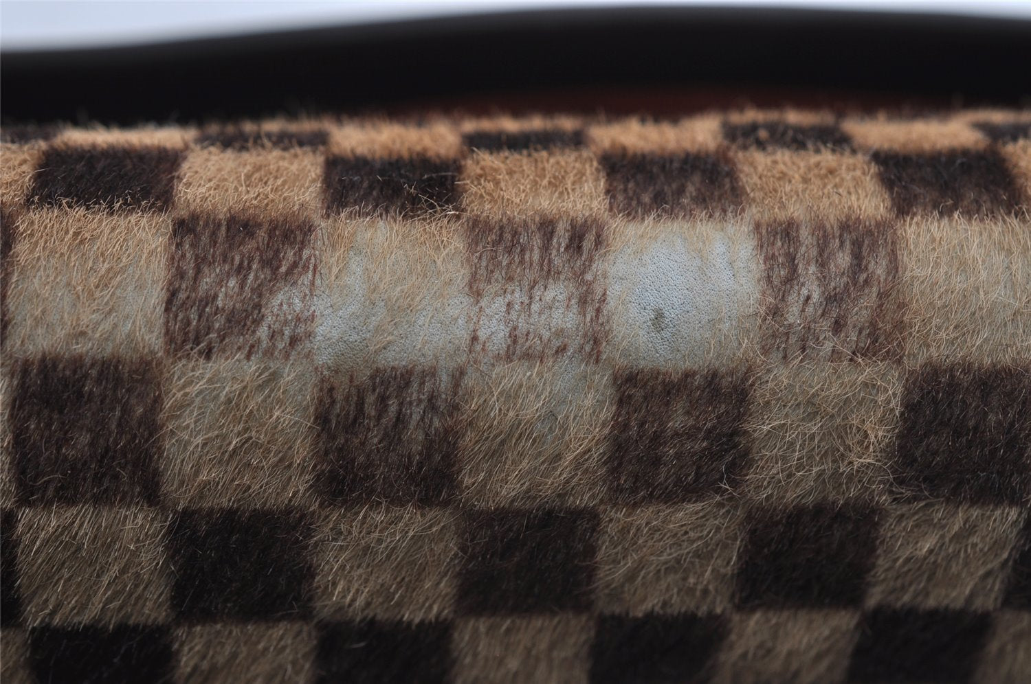 Authentic Louis Vuitton Damier Sauvage Lion Hand Bag M92131 LV 7703I