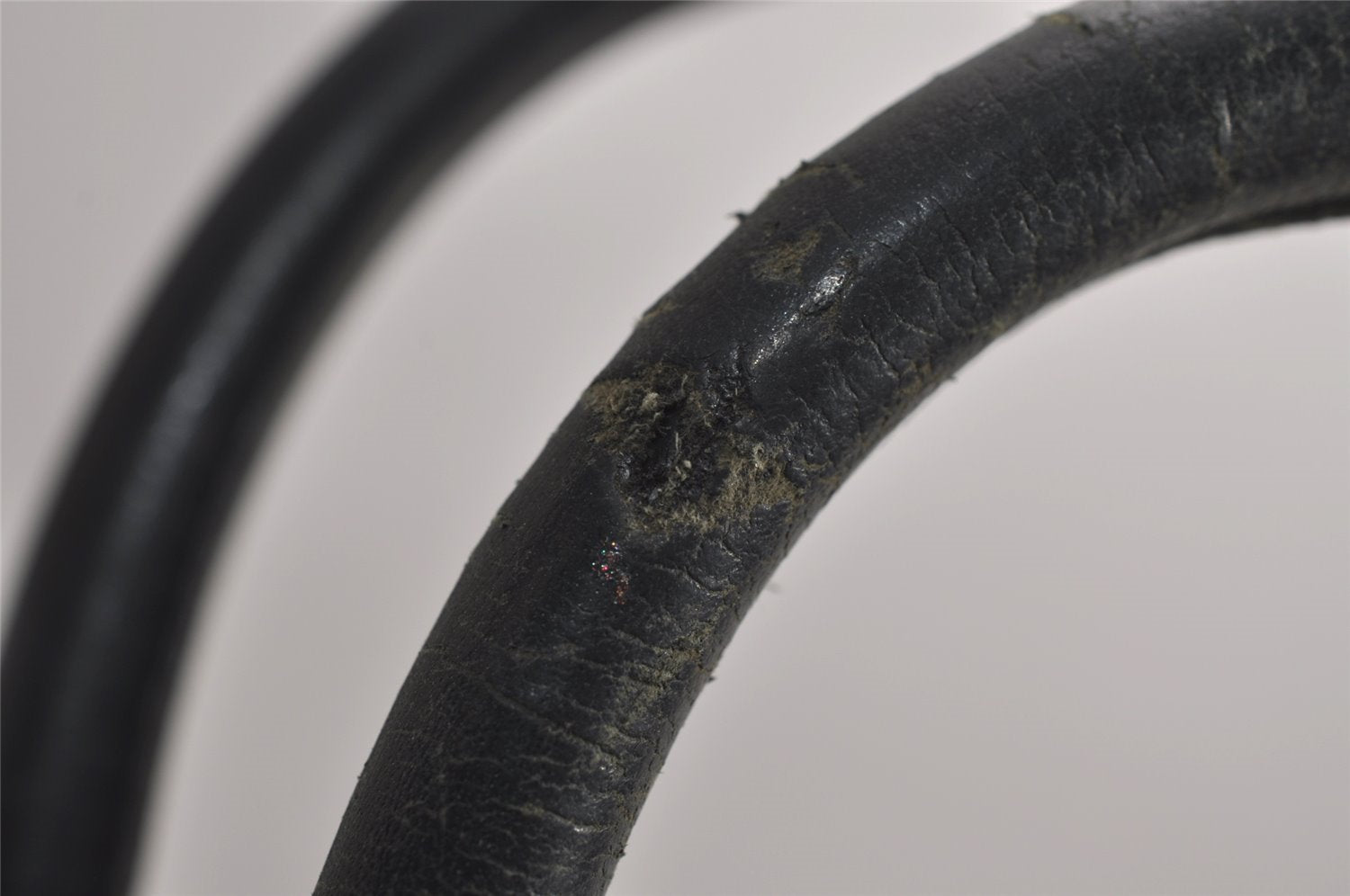 Authentic GUCCI Vintage Hand Tote Bag GG Canvas Leather 0021119 Black 7703J