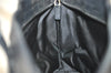 Authentic GUCCI Vintage Hand Tote Bag GG Canvas Leather 0021119 Black 7703J