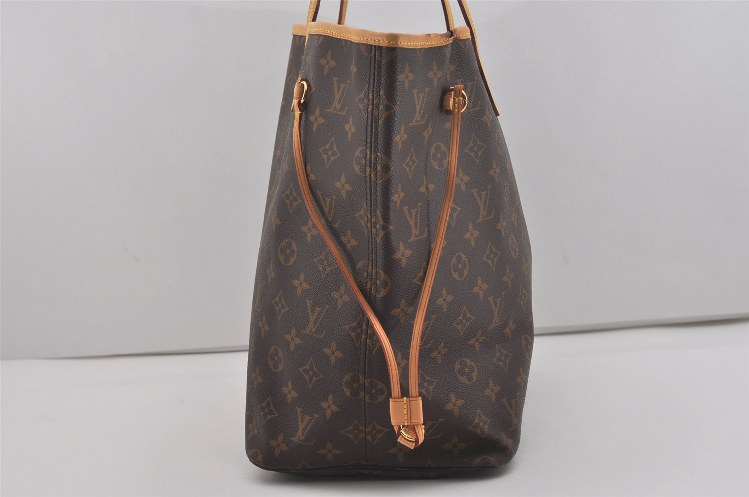 Authentic Louis Vuitton Mon Monogram Neverfull GM Shoulder Tote Bag LV 7704I