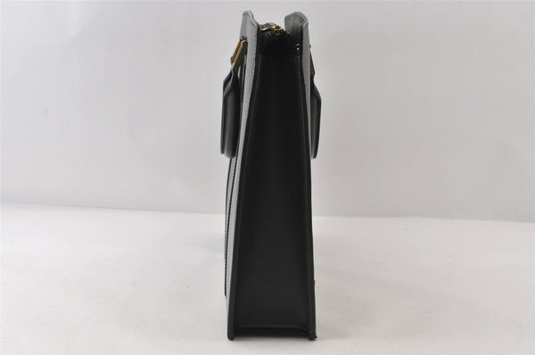 Auth Louis Vuitton Taiga Porte Documents Lozan 2Way Briefcase M30054 Green 7705I